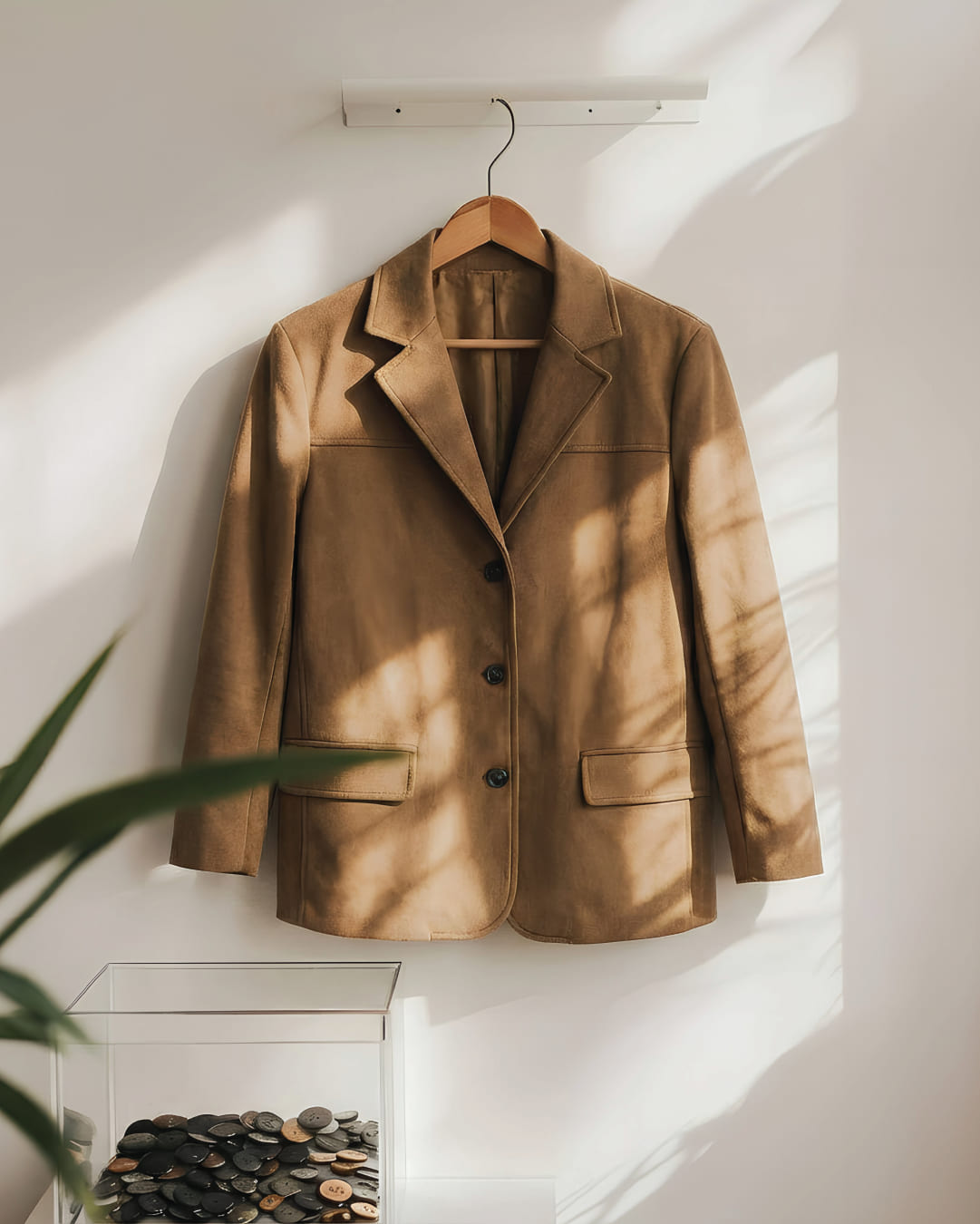 The Camelwook Jacket on model
