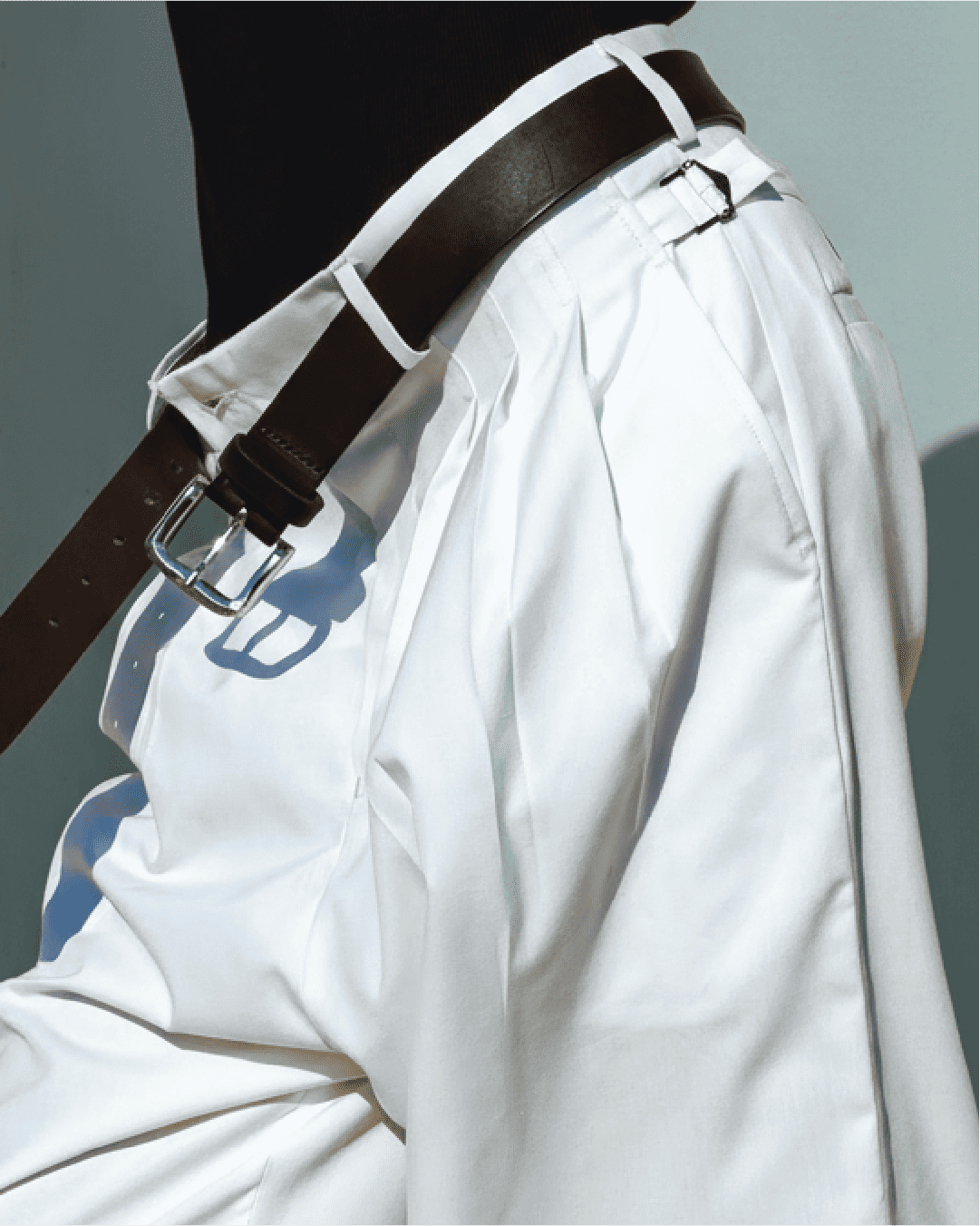 Le Beau Trouser on model