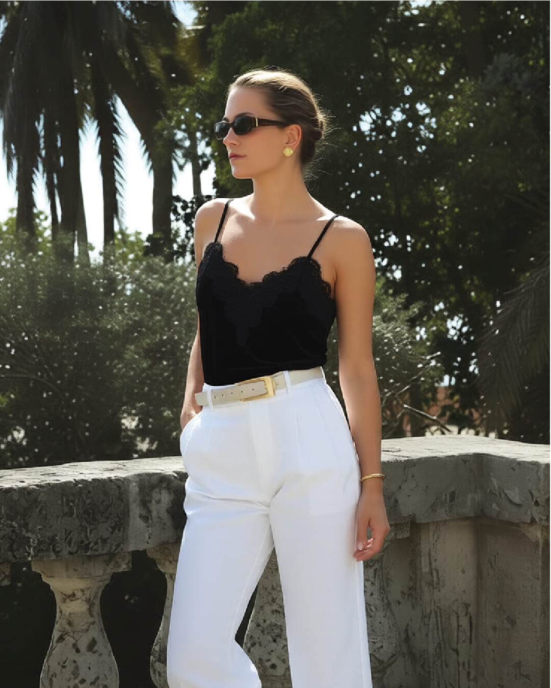 Valentine Top on model